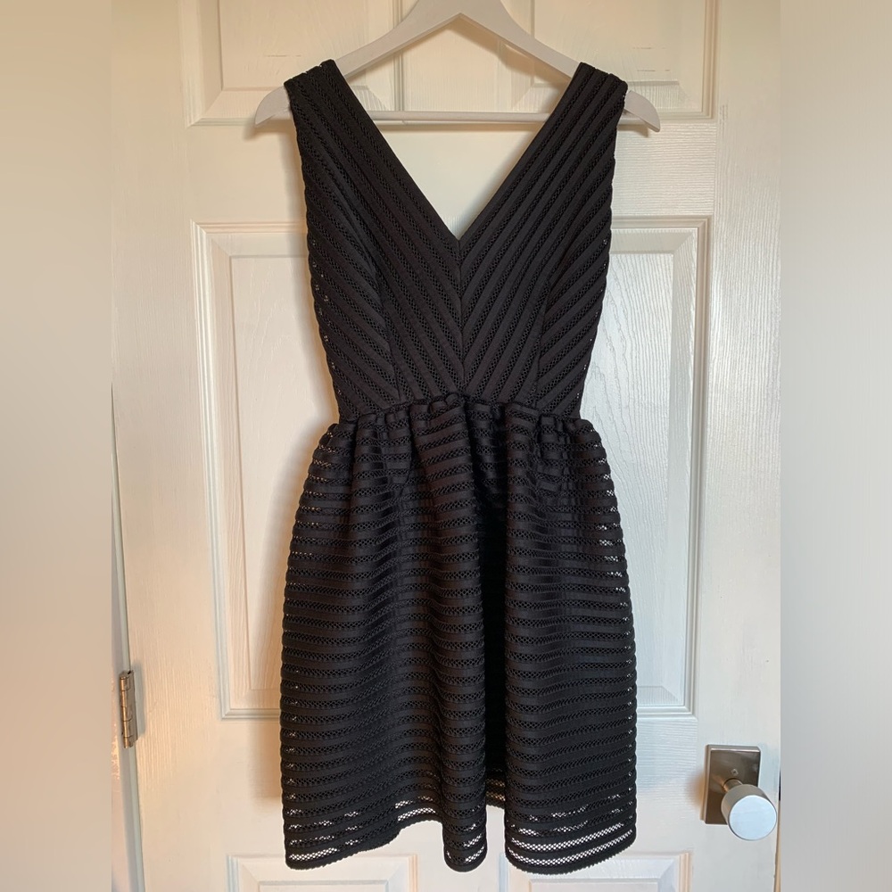 Black cocktail dress